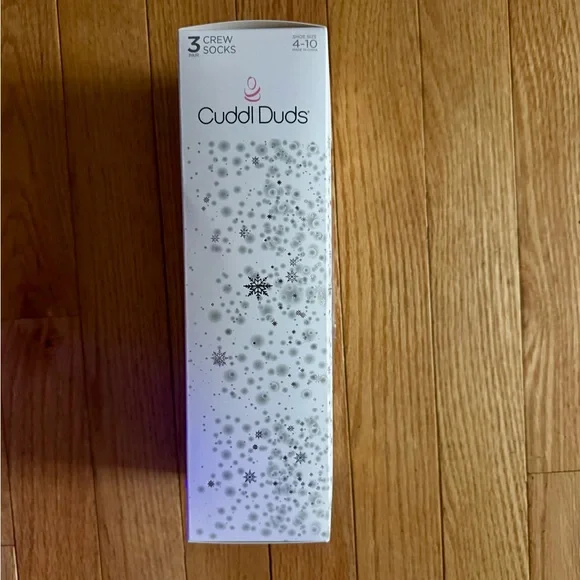 Cuddl Duds Crew Socks in Blue NWT 3-pack - Picture 3 of 3